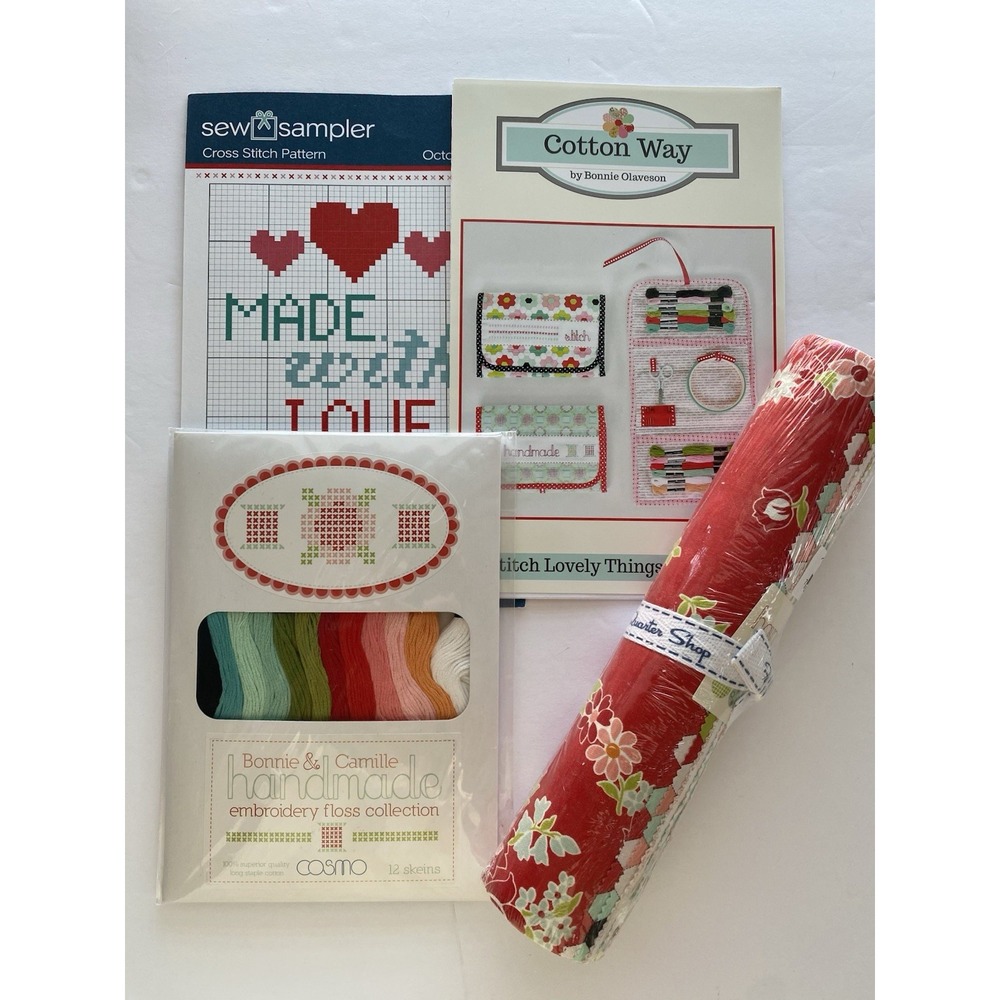 Sew Sampler Box Items Bonnie & Camille For Moda Fabrics NIP Oct 2016 Quilt Kit